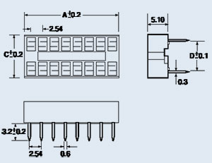 Панель для микросхем DIP-32W