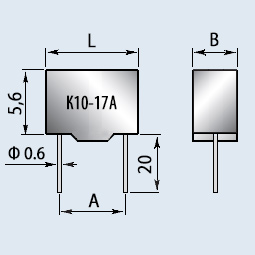 Конденсатор к10 17а м47