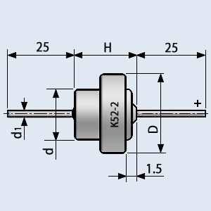 Конденсатор К52-2В 50 в 20 мкф