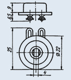 Фоторезистор ФСК-Г1