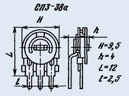 3.38. Переменные резисторы сп3-38. Подстроечный резистор сп3-38а 0,125 4к7м. Подстроечные резисторы сп3-38а 100 ком. Сп3-38а-0.125.