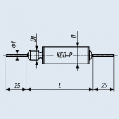 Конденсатор КБП-Р 0.047 мкф 125 В 10 А