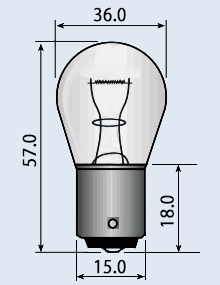 Лампа самолетная СМ-26-70 B15s/18
