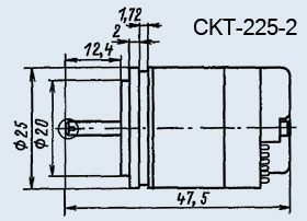 Трансформатор вращающийся СКТ-225-2П кл.0.2