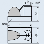 Диод СВЧ 3А634Б-6