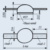 Диод СВЧ 2А522А-2