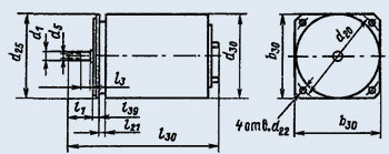 Электродвигатель асинхронный ДАТ-40-12