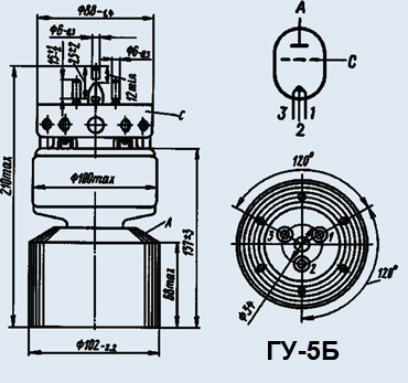 Гу 5 г москва. Лампа ГУ-5б характеристики. Подключение лампы ГУ 5б. ГУ-5 характеристики драгметалла. ГУ-5б паспорт.