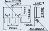 Микропереключатель П1М10-1В