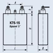 Конденсатор К75-15 5 кв 0.051 мкф