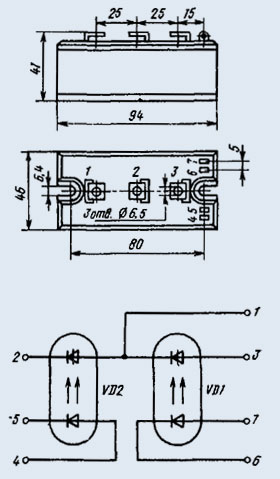 Модуль оптотиристорный МТОТО-160-8