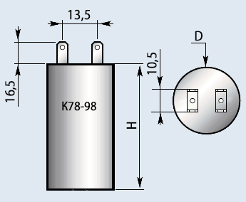 К78 98 конденсатор характеристики