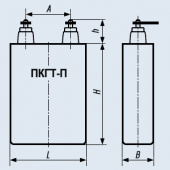 Конденсатор ПКГТ-П 5 кв 0.1 мкф