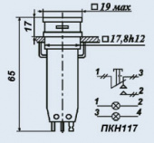 Переключатель ПКН117-1кВ