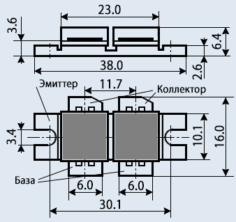 Транзисторная сборка 2Т9155В