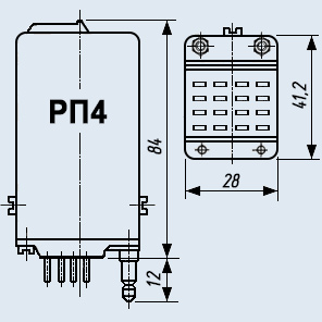 Реле рп 225 схема