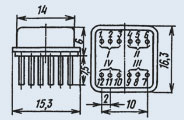 Транзисторная сборка 1ТС609Б