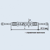 Лампа кварцевая КГ-220-2000-5 цоколь K10s/25