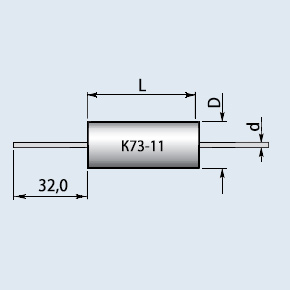 Конденсатор К73-11 250 в 0.68 мкф