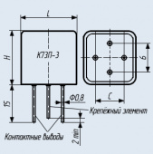 Конденсатор К73П-3 160 в 1 мкф