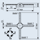 Диод СВЧ 3АС127Б-4