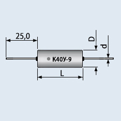 Конденсатор к40у 9 характеристики