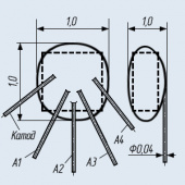 Диодная сборка 2Д901Г-1