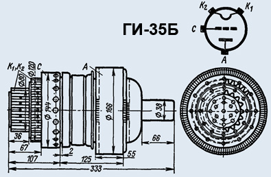 Лампа генераторная ГИ-35Б