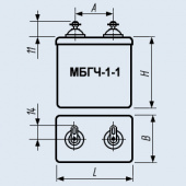 Конденсатор МБГЧ-1-1 250 в 10 мкф