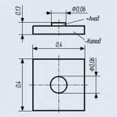 Диод СВЧ 2А522А-5
