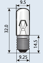 Лампа индикаторная ТЛО-1-1 E10/13
