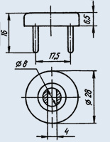 Фоторезистор ФСК-1