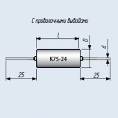 Конденсатор К75-24 630 в 1 мкф
