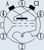 Схема электрическая генераторного пентода ГУ-81М
