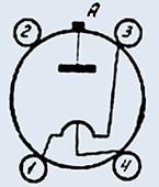 Схема электрическая кенотрона В1-0.1/30.