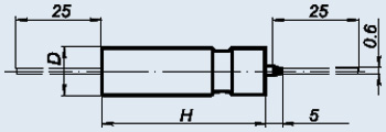 К52-21 герметизированные полярные танталовые конденсаторы