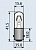 Лампа индикаторная ТЛЗ-3-2 B15s/18