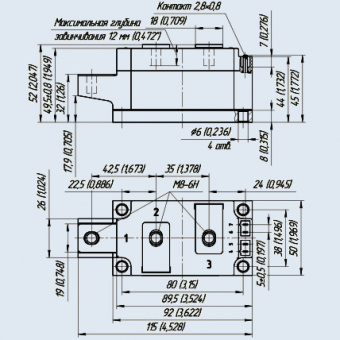 Модуль диодный МД3-320-24-С1