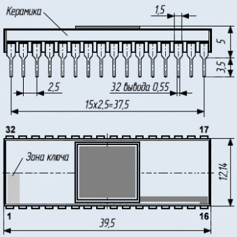 Микросхема 591КН2