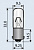 Лампа индикаторная ТЛЗ-1-2 B9s/14