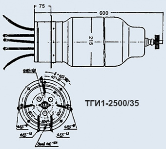 Тиратрон ТГИ1-2500/35